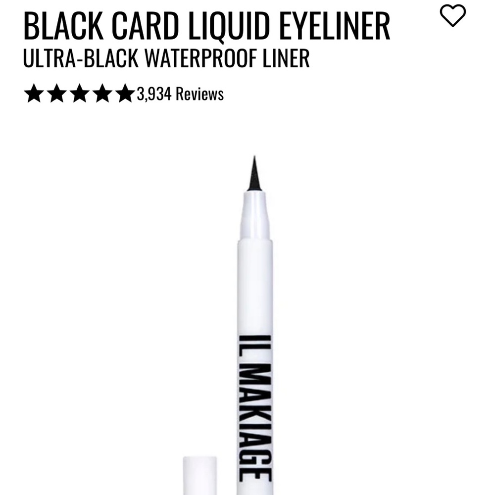 I’m Makiage Black waterproof liquid eyeliner